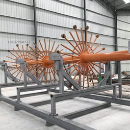 全自動鋼筋籠滾焊機報價及電桿用滾焊機應用